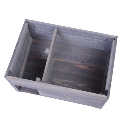 Domek dla jeża L budka drewniana ogrodowa impregnat miseczka i sianko eko