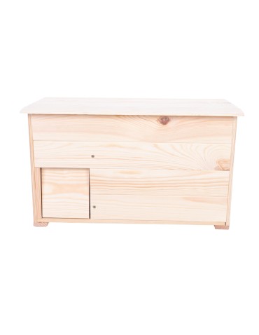 Domek dla jeża S budka drewniana ogrodowa impregnat zima schron solidny - product 2