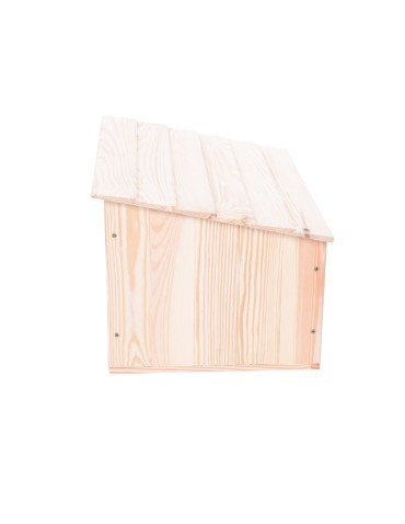 Dom dla jeży - Domek dla jeża S budka drewniana ogrodowa impregnat zima schron solidny - product 3