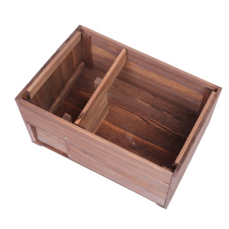 Domek dla jeża S schron drewniany ogrodowy impregnat zimowy solidny eko