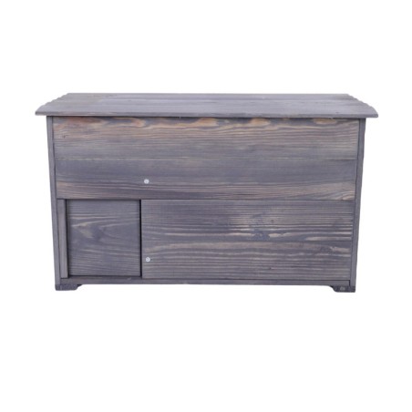 Domek dla jeża S budka drewniana ogrodowa impregnat miseczka i sianko eko