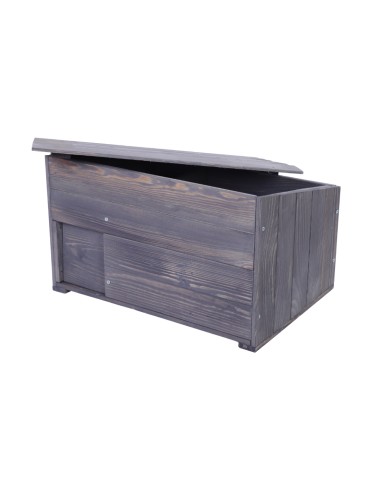 Dom dla jeży - Domek dla jeża S budka drewniana ogrodowa impregnat miseczka i sianko eko - product 4