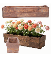 Korytko sosnowe na kwiaty donica drewniana na parapet impregnat 19x80x30