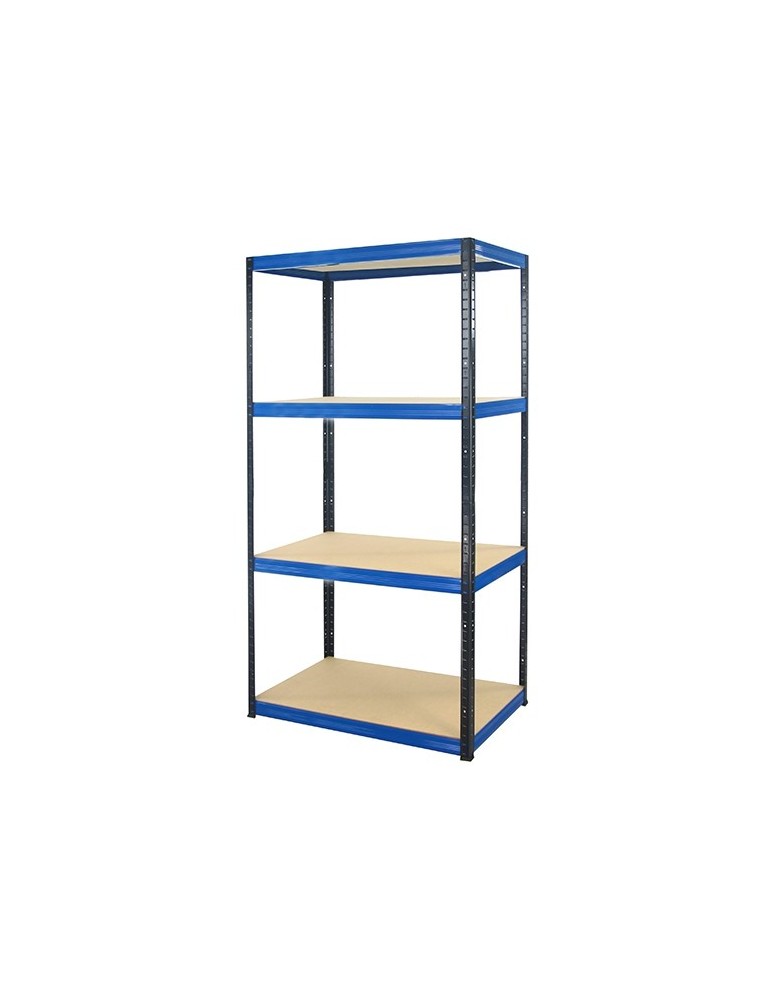 wysokość 180 - Regał metalowy Helios Color 180x100x50_4 - 175kg / na półkę, kolor: czarno-biały - product MODO24.PL 6