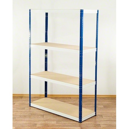 Regał metalowy Helios Color 180x110x60_4 - 175kg / na półkę, kolor: czarno-pomarańczowy