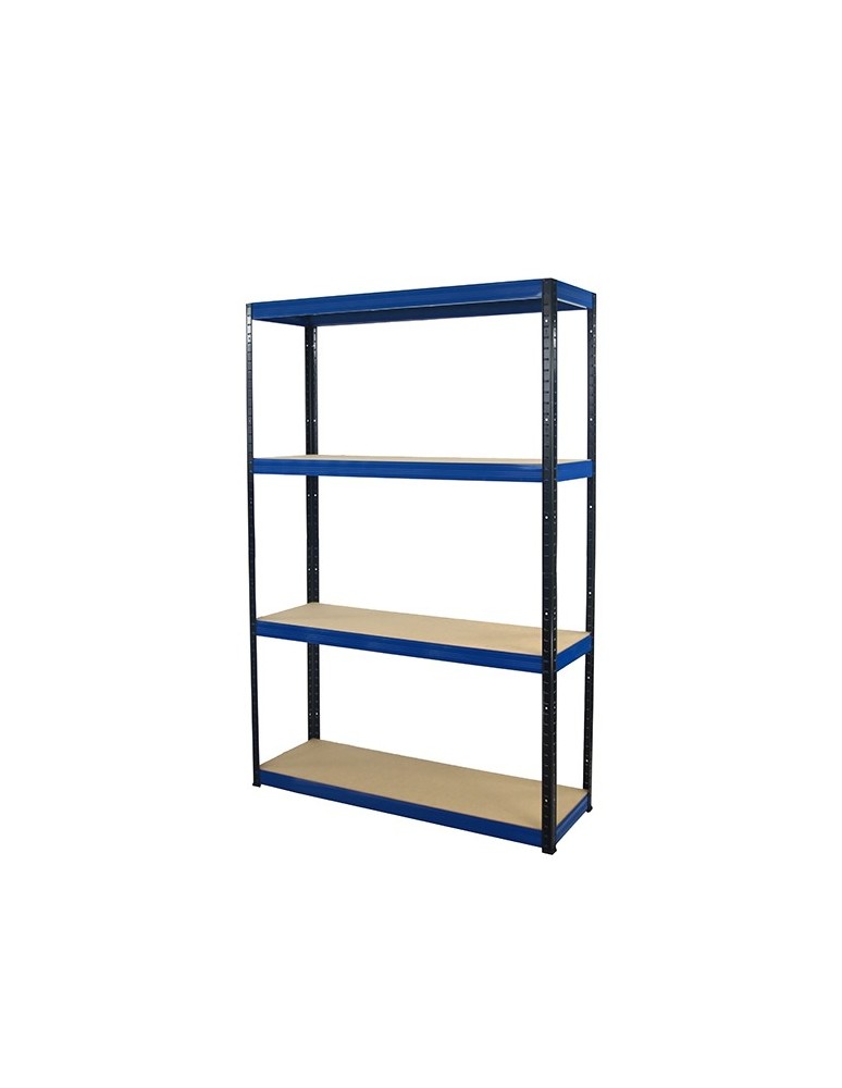 wysokość 180 - Regał metalowy Helios Color 180x120x30_4 - 175kg / na półkę, kolor: czarno-pomarańczowy - product MODO24.PL 6