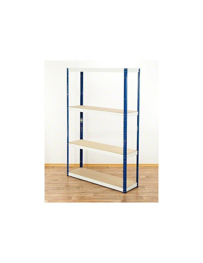 wysokość 180 - Regał metalowy Helios Color 180x120x40_4 - 175kg / na półkę, kolor: czarno-pomarańczowy - product MODO24.PL 2