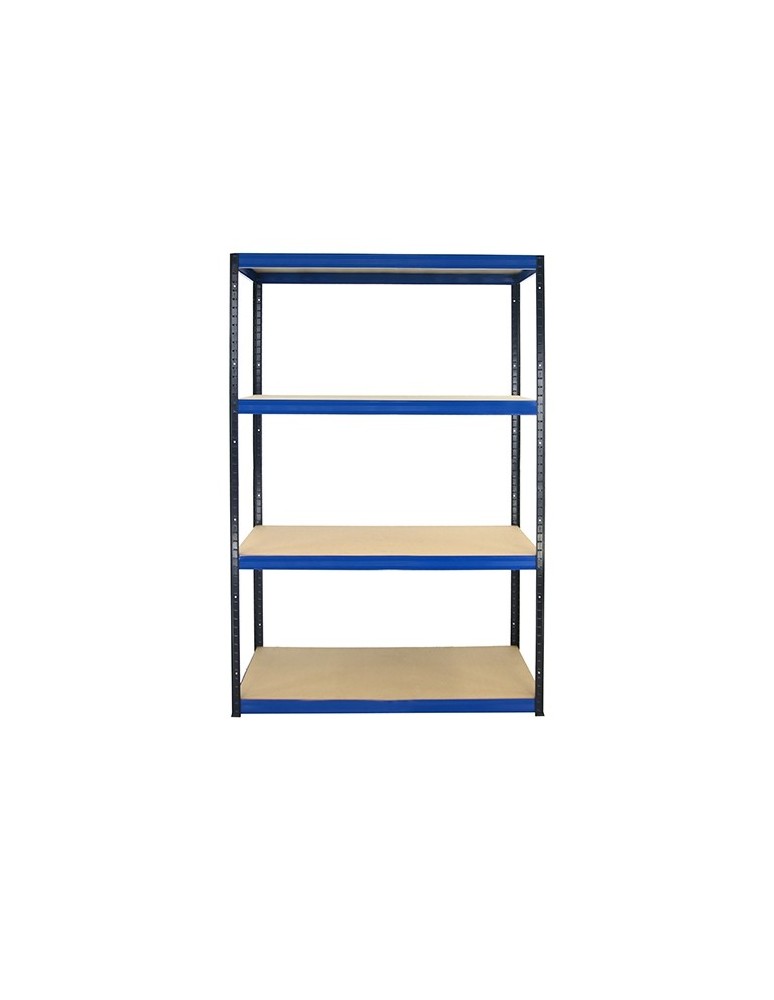 wysokość 180 - Regał metalowy Helios Color 180x120x45_4 - 175kg / na półkę, kolor: czarno-pomarańczowy - product MODO24.PL 6