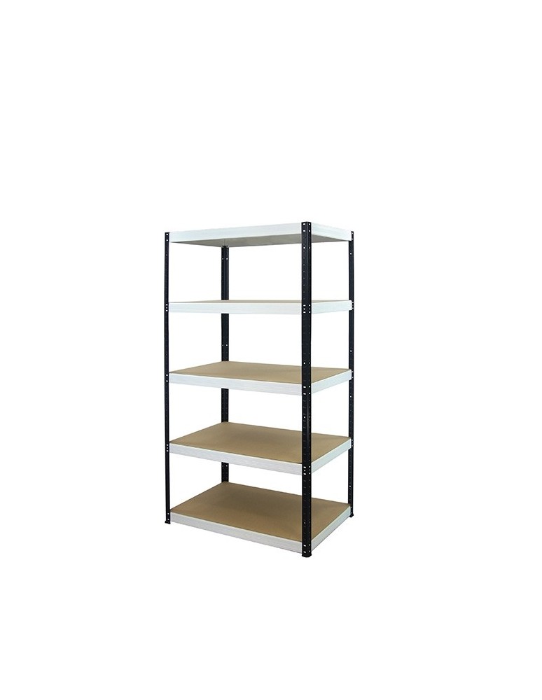 wysokość 180 - Regał metalowy Helios Color 180x90x45_5 - 175kg / na półkę, kolor: czarno-biały - product MODO24.PL 5