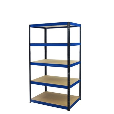 Regał metalowy Helios Color 180x90x45_5 - 175kg / na półkę, kolor: czarno-biały