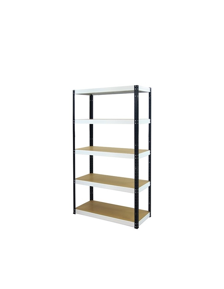 Helios Color - Regał metalowy Helios Color 180x100x30_5 - 175kg / na półkę, kolor: biało-biały - product MODO24.PL 5