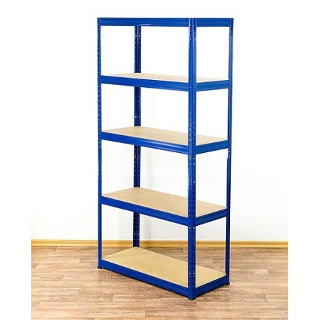 Regał metalowy Helios Color 180x100x35_5 - 175kg / na półkę, kolor: biało-biały