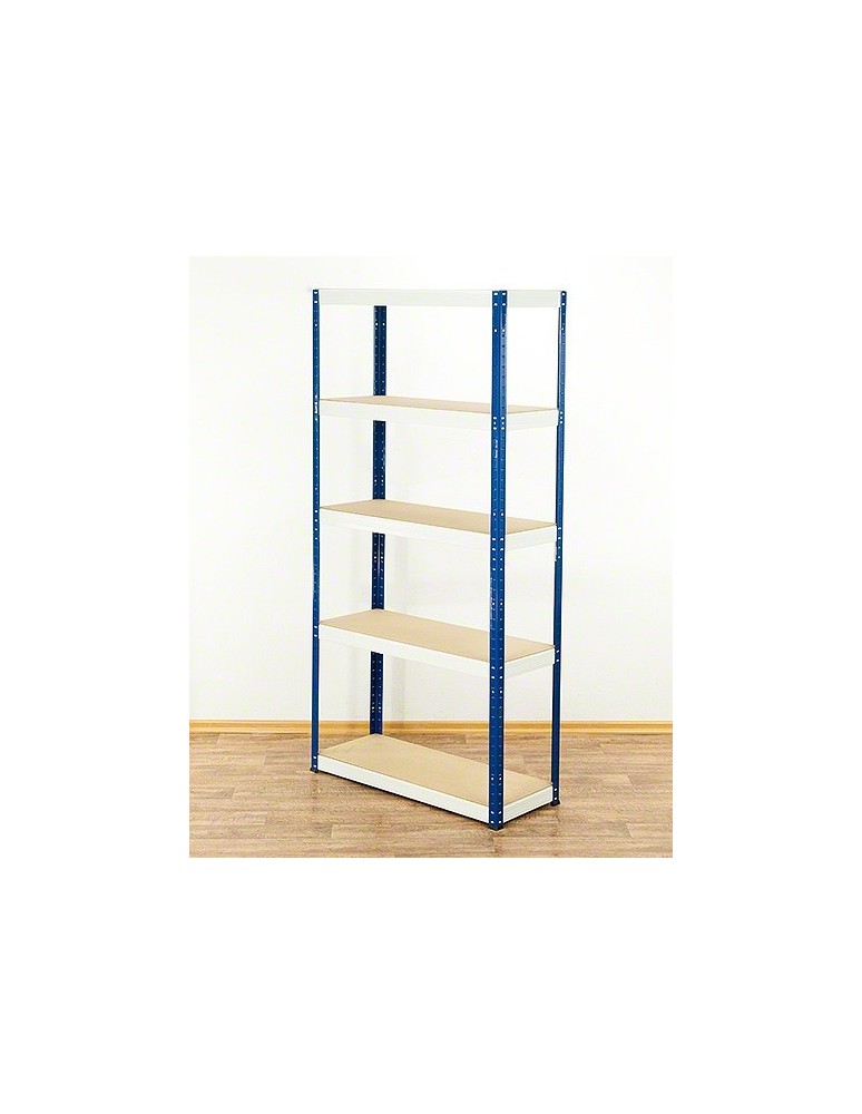 wysokość 180 - Regał metalowy Helios Color 180x100x40_5 - 175kg / na półkę, kolor: biało-biały - product MODO24.PL 2