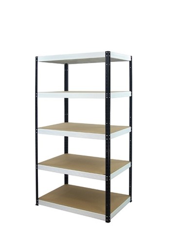 Helios Color - Regał metalowy Helios Color 180x100x50_5 - 175kg / na półkę, kolor: biało-biały - product 5