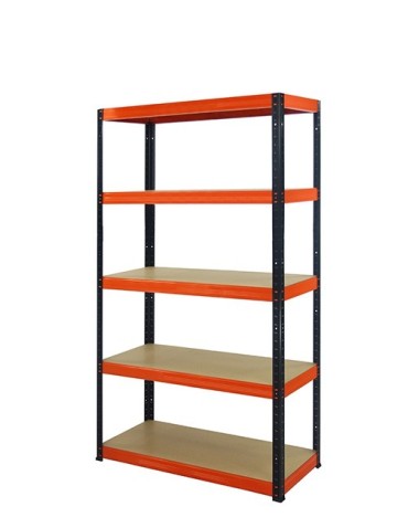 wysokość 180 - Regał metalowy Helios Color 180x110x30_5 - 175kg / na półkę, kolor: biało-biały - product 4