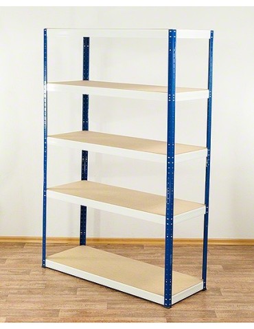 Regał metalowy Helios Color 180x110x45_5 - 175kg / na półkę, kolor: biało-biały - product 2