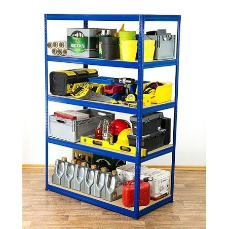 Regał metalowy Helios Color 180x110x45_5 - 175kg / na półkę, kolor: biało-biały