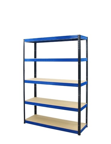 wysokość 180 - Regał metalowy Helios Color 180x120x30_5 - 175kg / na półkę, kolor: biało-biały - product 6