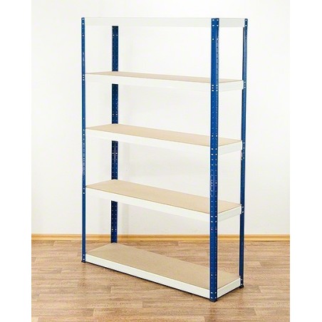 Regał metalowy Helios Color 180x120x35_5 - 175kg / na półkę, kolor: biało-biały