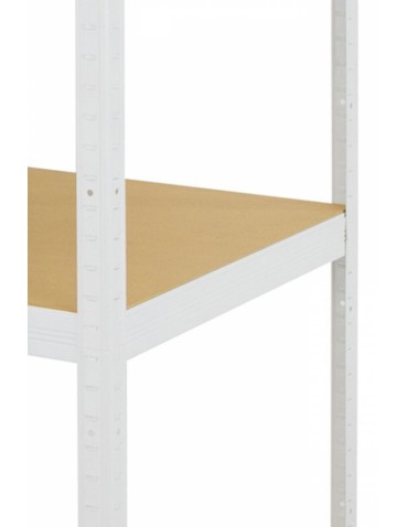 wysokość 180 - Regał metalowy Helios Color 180x120x35_5 - 175kg / na półkę, kolor: biało-biały - product 8