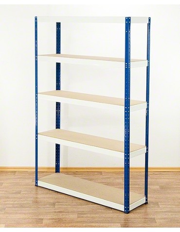 Regał metalowy Helios Color 180x120x40_5 - 175kg / na półkę, kolor: biało-biały - product 2