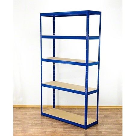 Regał metalowy Helios Color 196x110x30_5 - 175kg / na półkę, kolor: biało-pomarańczowy