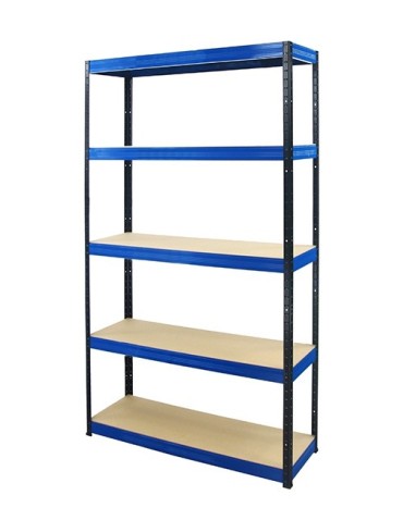 wysokość 196 - Regał metalowy Helios Color 196x120x35_5 - 175kg / na półkę, kolor: biało-pomarańczowy - product 6