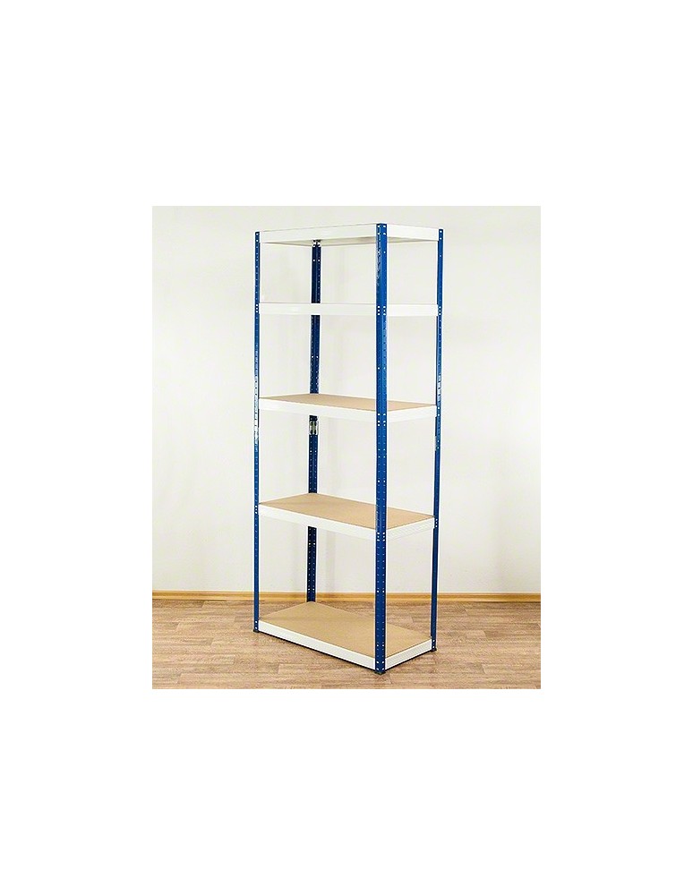 wysokość 213 - Regał metalowy Helios Color 213x100x50_5 - 175kg / na półkę, kolor: niebiesko-biały - product MODO24.PL 2