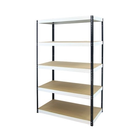 Regał metalowy Helios Color 213x110x45_5 - 175kg / na półkę, kolor: niebiesko-biały