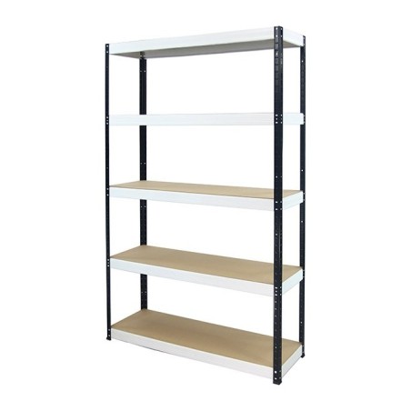 Regał metalowy Helios Color 213x120x30_5 - 175kg / na półkę, kolor: czarno-niebieski