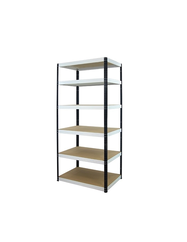 Helios Color - Regał metalowy Helios Color 213x75x45_6 - 175kg / na półkę, kolor: czarno-niebieski - product MODO24.PL 5