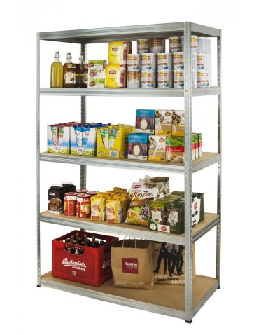 Regał metalowy Helios 180x110x60_5_Z - 175 kg / na półkę