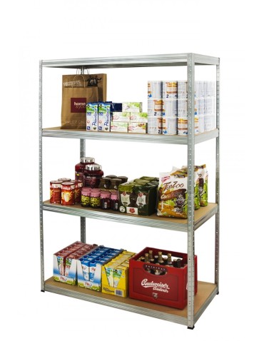 Regał metalowy Helios 180x120x40_4_Z - 175 kg / na półkę