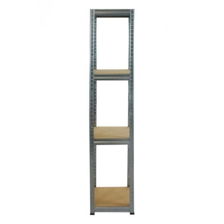 Regał metalowy Helios ocynk 180x30x30_4 - 175 kg / na półkę