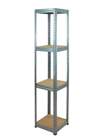 Regał metalowy Helios ocynk 180x35x35_4 - 175 kg / na półkę