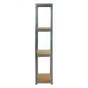Regał metalowy Helios ocynk 180x35x35_4 - 175 kg / na półkę
