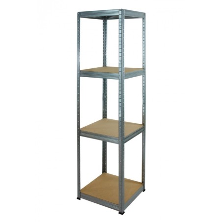 Regał metalowy Helios ocynk 180x40x40_4 - 175 kg / na półkę