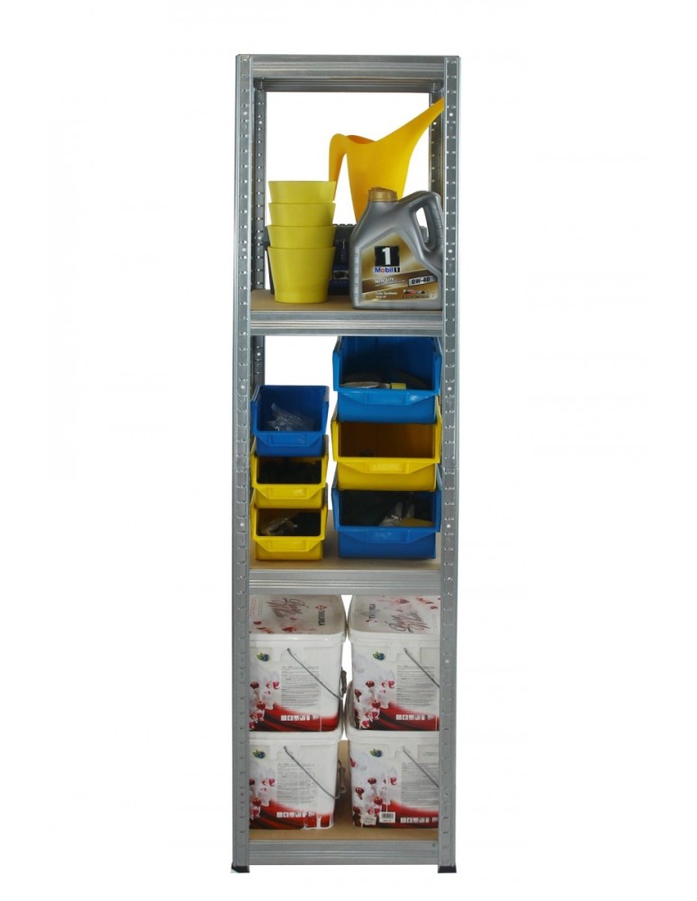 Helios Ocynk - Regał metalowy Helios ocynk 180x40x40_4 - 175 kg / na półkę - product MODO24.PL 4