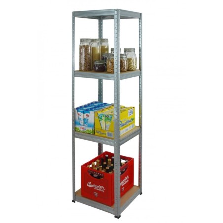 Regał metalowy Helios ocynk 180x45x45_4 - 175 kg / na półkę