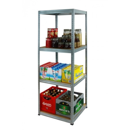 Regał metalowy Helios ocynk 180x50x50_4 - 175 kg / na półkę