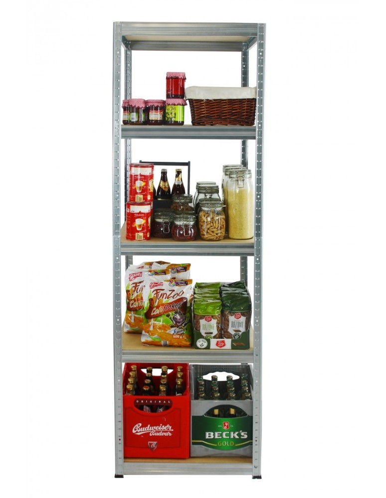 Helios Ocynk - Regał metalowy Helios ocynk 180x50x50_5 - 175 kg / na półkę - product MODO24.PL 5