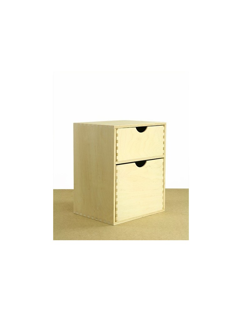 Minikomody/Organizery - Skrzynka na drobiazgi SSK-4  Dwie szufladki - product MODO24.PL 4