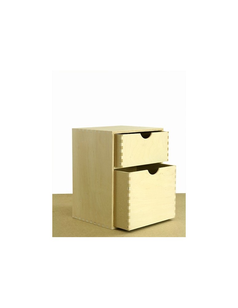 Minikomody/Organizery - Skrzynka na drobiazgi SSK-4  Dwie szufladki - product MODO24.PL 6