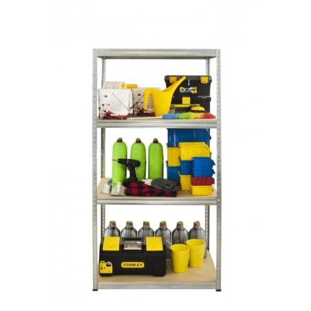 Regał metalowy Helios 180x90x50_4_Z - 175 kg / na półkę