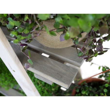 Stojak na kwiaty RP-01 biało-szary