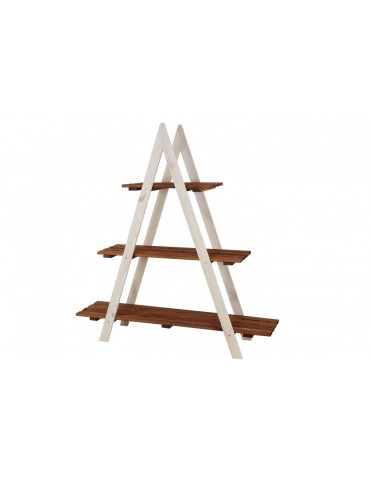 Stojak na kwiaty RP-01 biały-brąz - product 2