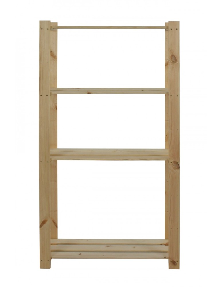 regały seria B - Regał sosnowy B-17 150x80x30 - product MODO24.PL 4