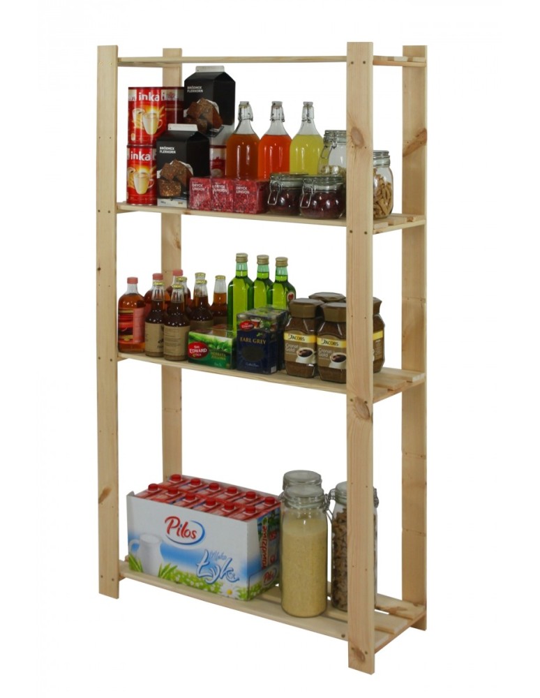 regały seria B - Regał sosnowy B-17 150x80x30 - product MODO24.PL 5