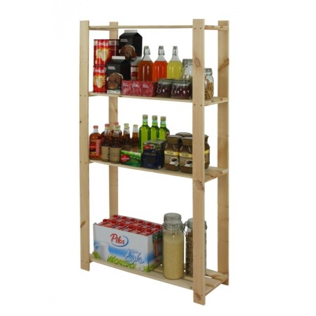 Regał sosnowy B-17 150x80x30