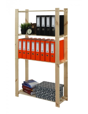 regały seria B - Regał sosnowy B-17 150x80x30 - product 8